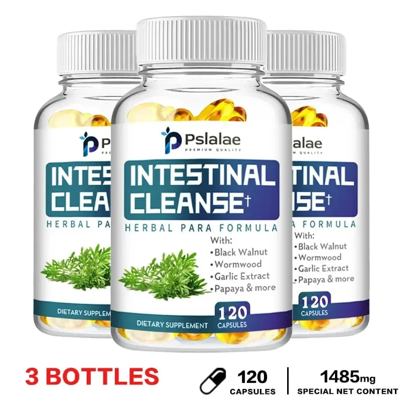 Intestinal Cleanse - Supports Cleansing Detoxification Liver Colon Cleansing Intestinal Health and Immune Enhancement