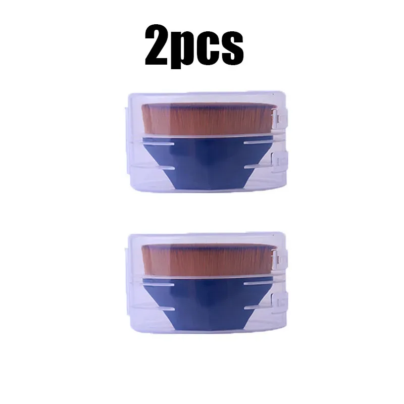 1/2/3/4 Buah Kuas Makeup Bedak Kecantikan Kuas Perona Wajah Portabel Kuas Foundation Profesional Kosmetik Riasan Dasar Lembut — image 20