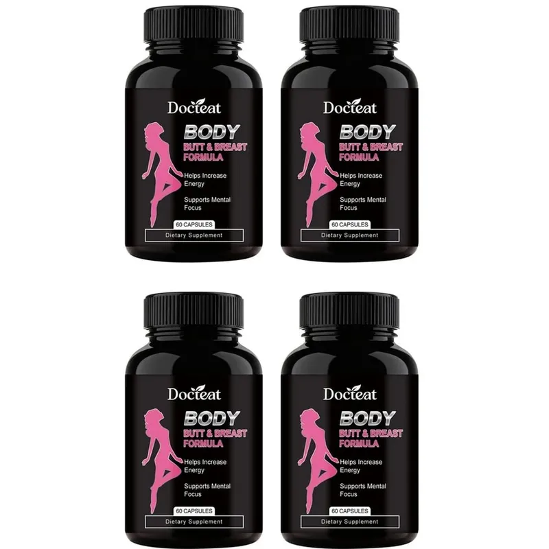 A Docteat Body Butt & Breast Formula kapszula kreatin és tejsavó 60 kapszula segítségével növeli az energiát és támogatja a mentális összpontosítást