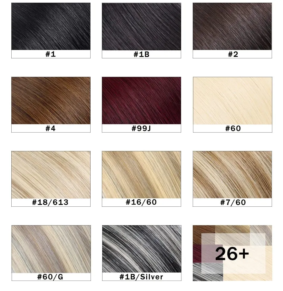 Genius Weft Human Hair Extensions 100G Double Drawn Blonde Bundles Invisible Straight Virgin Hair Weft Full End Κορυφαία ποιότητα