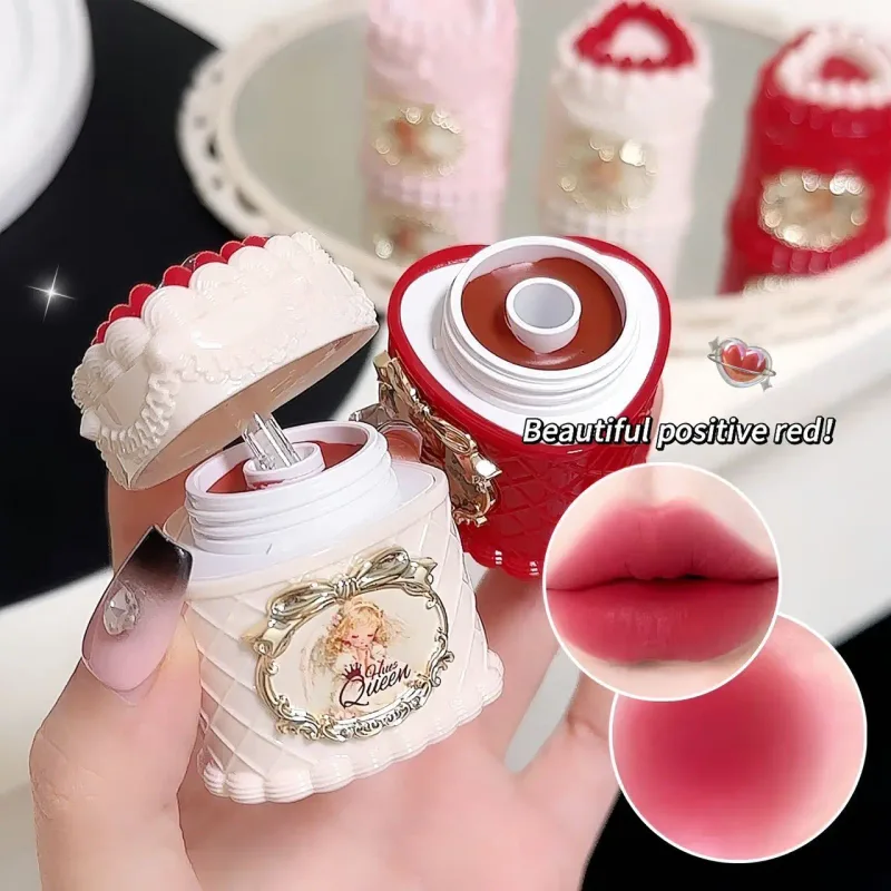 Διακόσμηση κέικ Velvet Lip Mud Matte Finish Αντικολλητικό Κύπελλο κραγιόν μακράς διαρκείας για καθημερινό μακιγιάζ και πάρτι — image 4