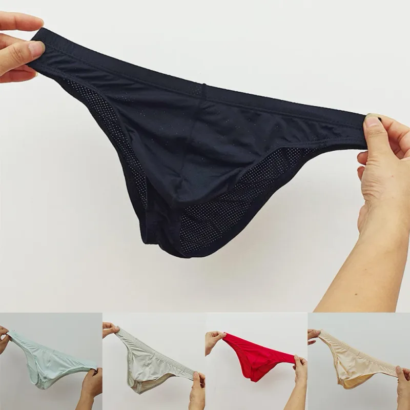 Bulge Pouch Underwear For Men Briefs Sexy Men's Briefs 2XL Low Waist Underwear Classic Style Underwear For Everyday Wear — image 2