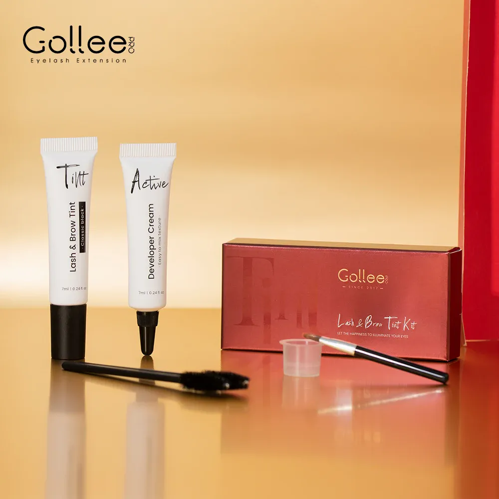 Gollee Eebrow Tint Set 6ml Natural Classic Μαύρες Βλεφαρίδες Brow Tint Kit Ημιμόνιμο Αδιάβροχο Σετ Brow Lash Tint — image 6
