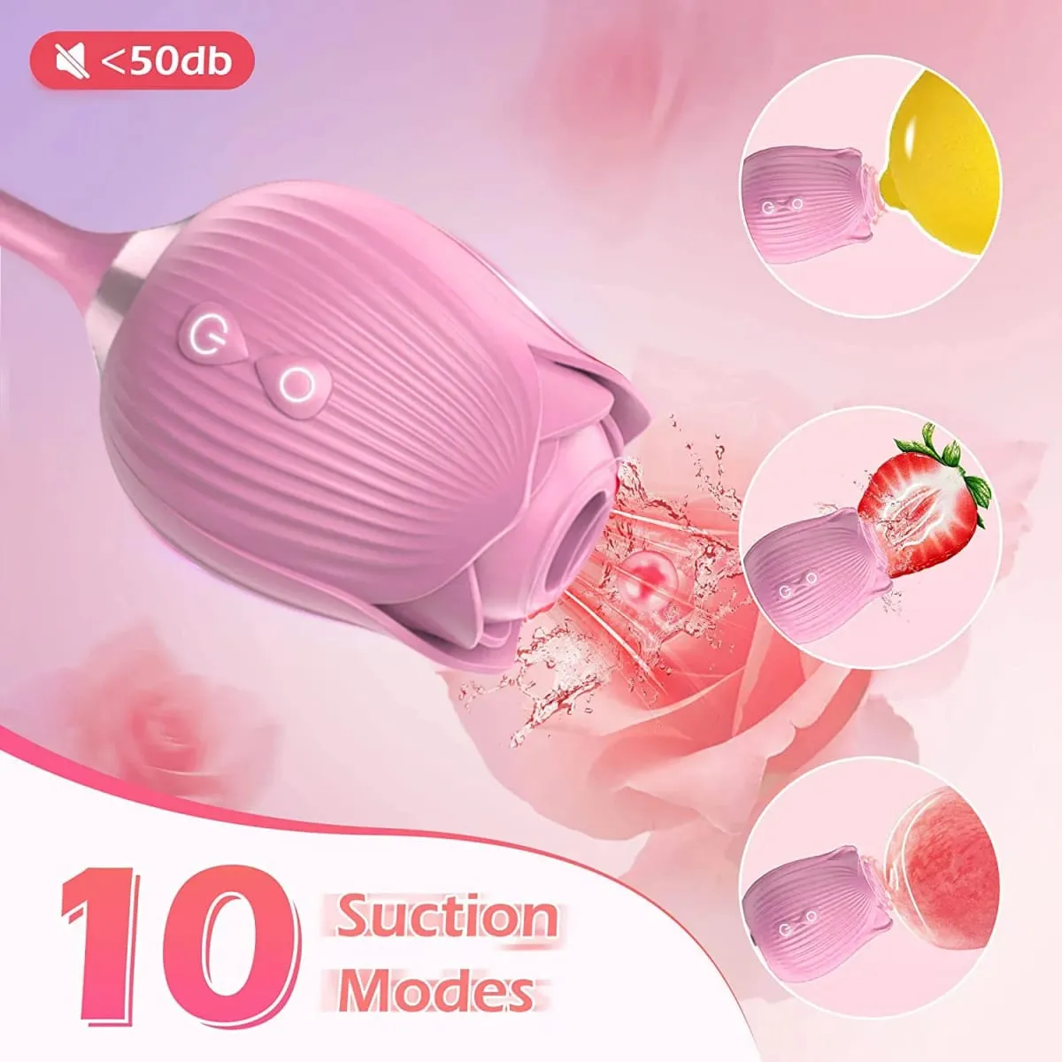 Clitoris Sucker Vibrator for Women Nipples Clit Stimulator Finger Wiggle G-Spot Vibrator Female Masturbator Sex Toy for Women — image 4