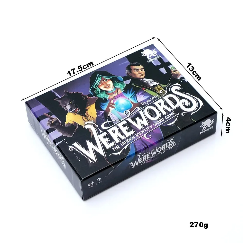 Επιτραπέζιο παιχνίδι Werewords Διασκέδαση για οικογένειες Ενδιαφέρον Κοινωνική Έκπτωση Εξαιρετικό για οικογένειες Παιχνίδι πάρτι για παιχνίδι λέξεων — image 6