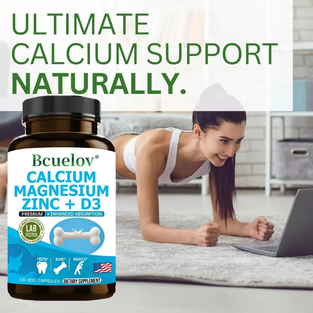 Bcuelov kalcium magnézium cink D3-vitamin kiegészítő - csontok fogak izmok idegek anyagcseréje fehérje szintézis immunrendszer