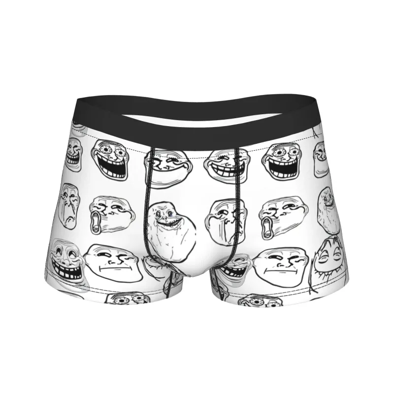 Rage Comic Trollfac Trunk Funny Anime Pouch Underwear Hot Sale Pattern Boxer Brief Comfortable Men Underpants Plus Size — image 9