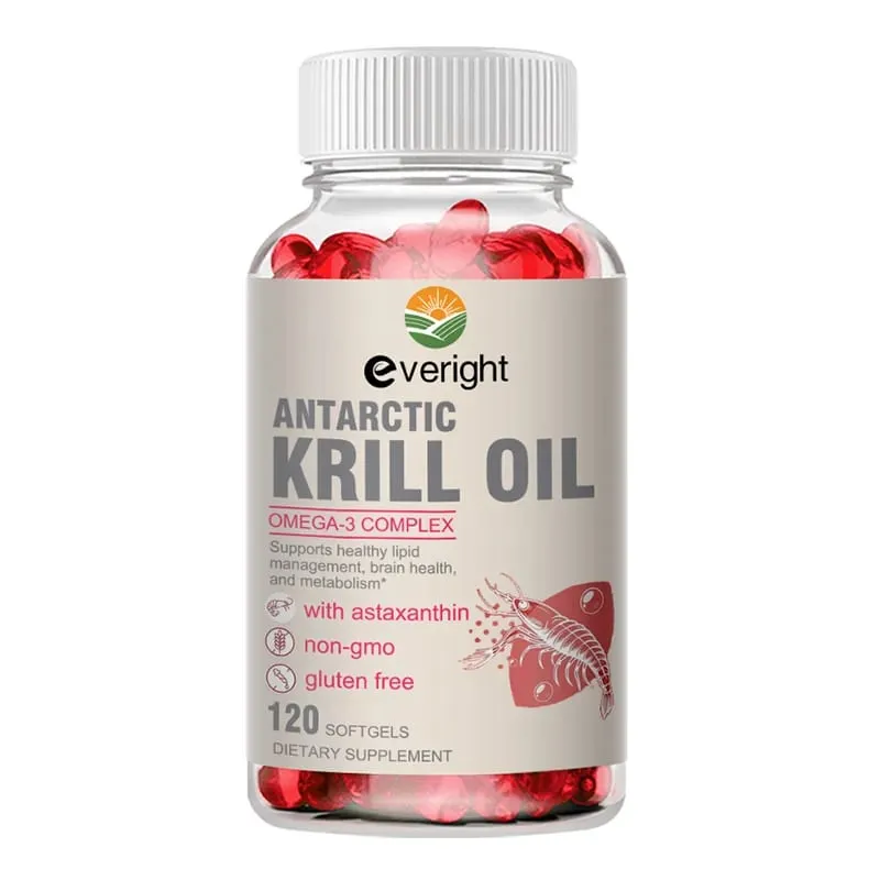 Krill Oil – Phospholipid Omega-3 Complex with Astaxanthin – Supports Lipid Management Metabolism Brain & Heart Health EPA/DHA — image 8