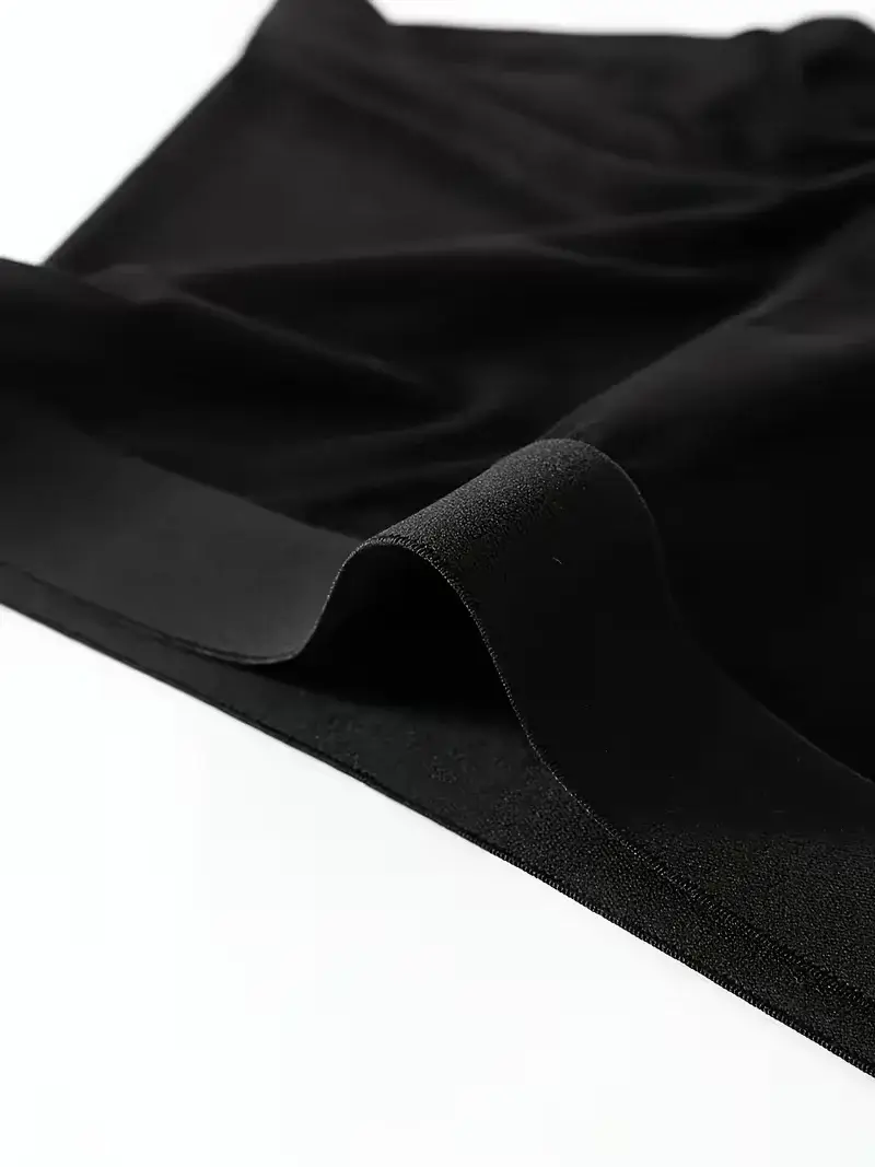 4Pcs Men's Bamboo Fiber Boxer Briefs Ultra Soft Breathable Elastic Waist Underwear Antibacterial Moisture-Wicking Underpants