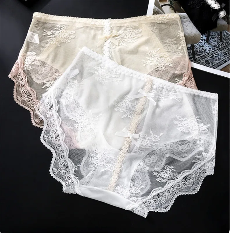 adults 18 plus size men's underwear Ice silk cuecas masculino 3D convex bag cueca color blocked lace mesh calzoncillos hombre — image 11