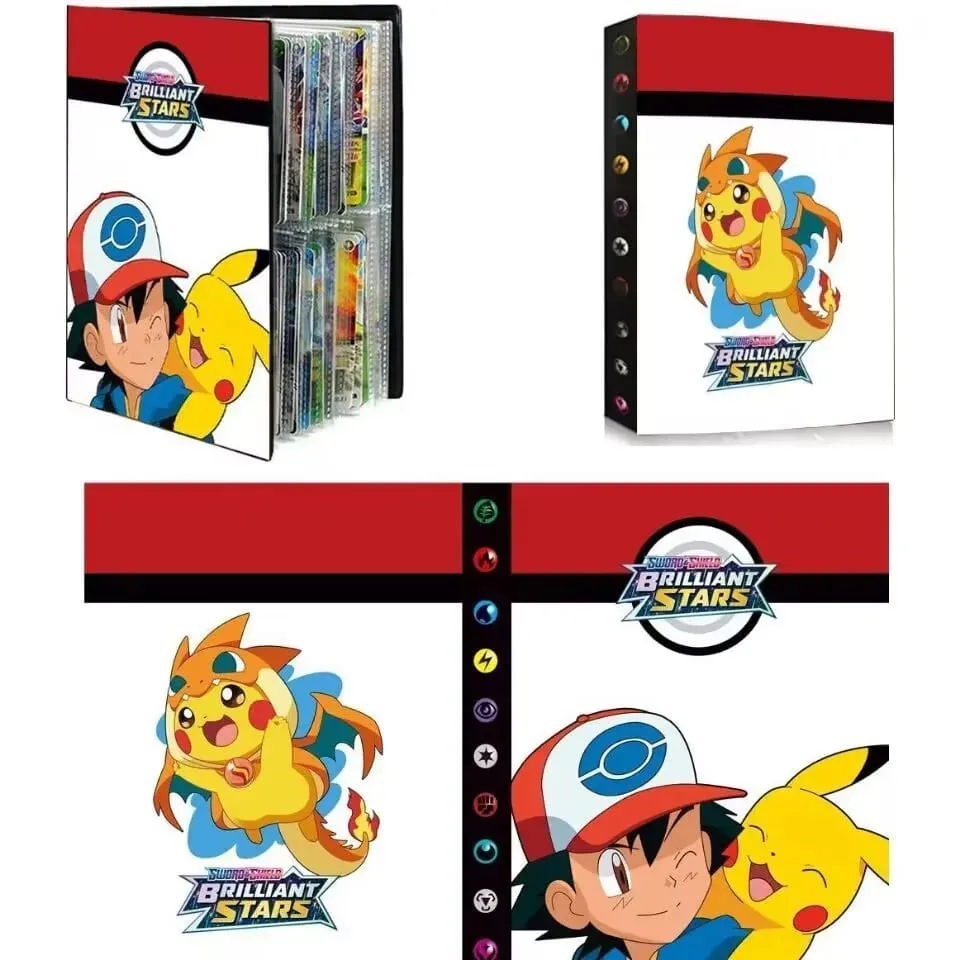 240 τεμ. Fire Dragon Card& Diablo-Fire Dragon Card Book Charizard Cards άλμπουμ Βιβλίο κάρτα παιχνιδιού VMAX GX Holder Binder Series