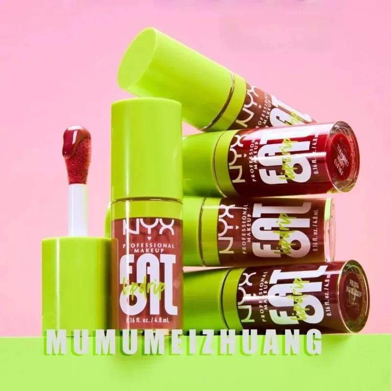 NYX Fat Oil Lip Gloss Drip Lip Gloss מעניק לחות עמוקה לשפתיים דמוי מראה לא דביק סקסי ליפ גלוס Glaze איפור שפתון קוריאני אופנה