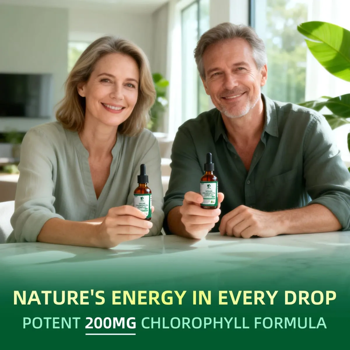 Lukaree 30ML Chlorophyll Liquid Drops Supports Natural Cleansing & Immune Internal Deodorant Skin & Gut Health Vegan Sugar-Free