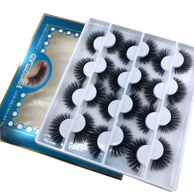 12 זוגות של Multipack 3D מינק ריסים מלאכותיים בעבודת יד, כלי איפור עיניים טבעי רך ונימוח — image 9