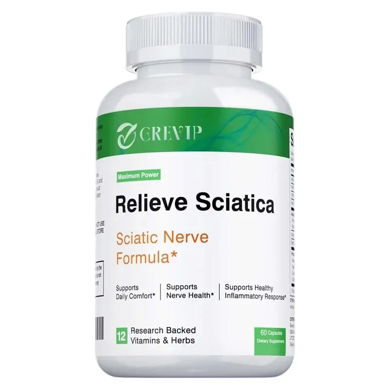 Sciatic Nerve Health Support - Relieve Joint Pain Hip Leg and Lower Back Discomfort and Improves Nervous System Health