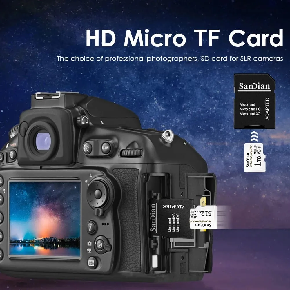 כרטיס זיכרון מקורי Micro TF SD Class 10 128GB 256GB U3 V30 כרטיס זיכרון פלאש מהיר A2 4K וידאו למצלמת PC Samrtphone — image 2