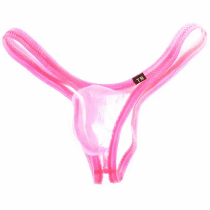 High Elastic Men Shiny Sheer Mesh Briefs U Pouch Low Waist Large Capacity Pouch Triangle Underwear
