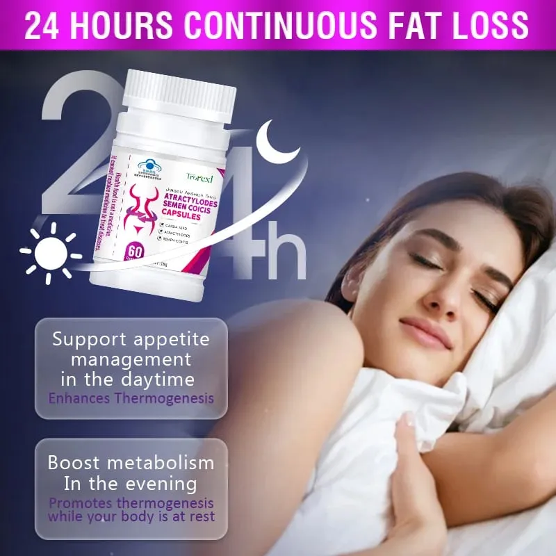 Natural Cassia Seed & Coix seed Pills Detox Slim Metabolism Booster Burn Fat 100% Herbal Vegan & NO SIDE EFFECT — image 2