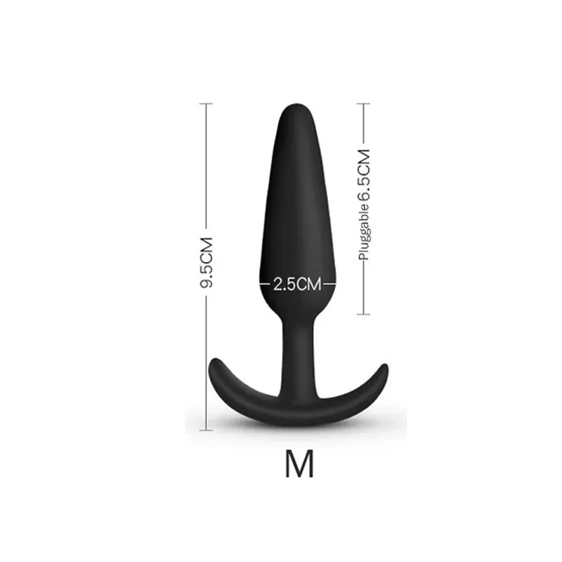 T Shape אנאלי תקע 3 גדלים רך סיליקון Butt Plug Stimulator אנאלי צעצועי מין לעיסוי ערמונית דילדו לנשים גברים צעצועי מין למבוגרים