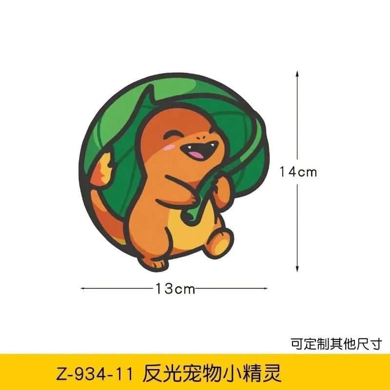 20 Phong Cách Pokemon Xe Ô Tô Anime Hình Pikachu Gengar Eevee Charmander Hoạt Hình Dễ Thương Búp Bê Sáng Tạo Miếng Dán Quà Tặng Sinh Nhật