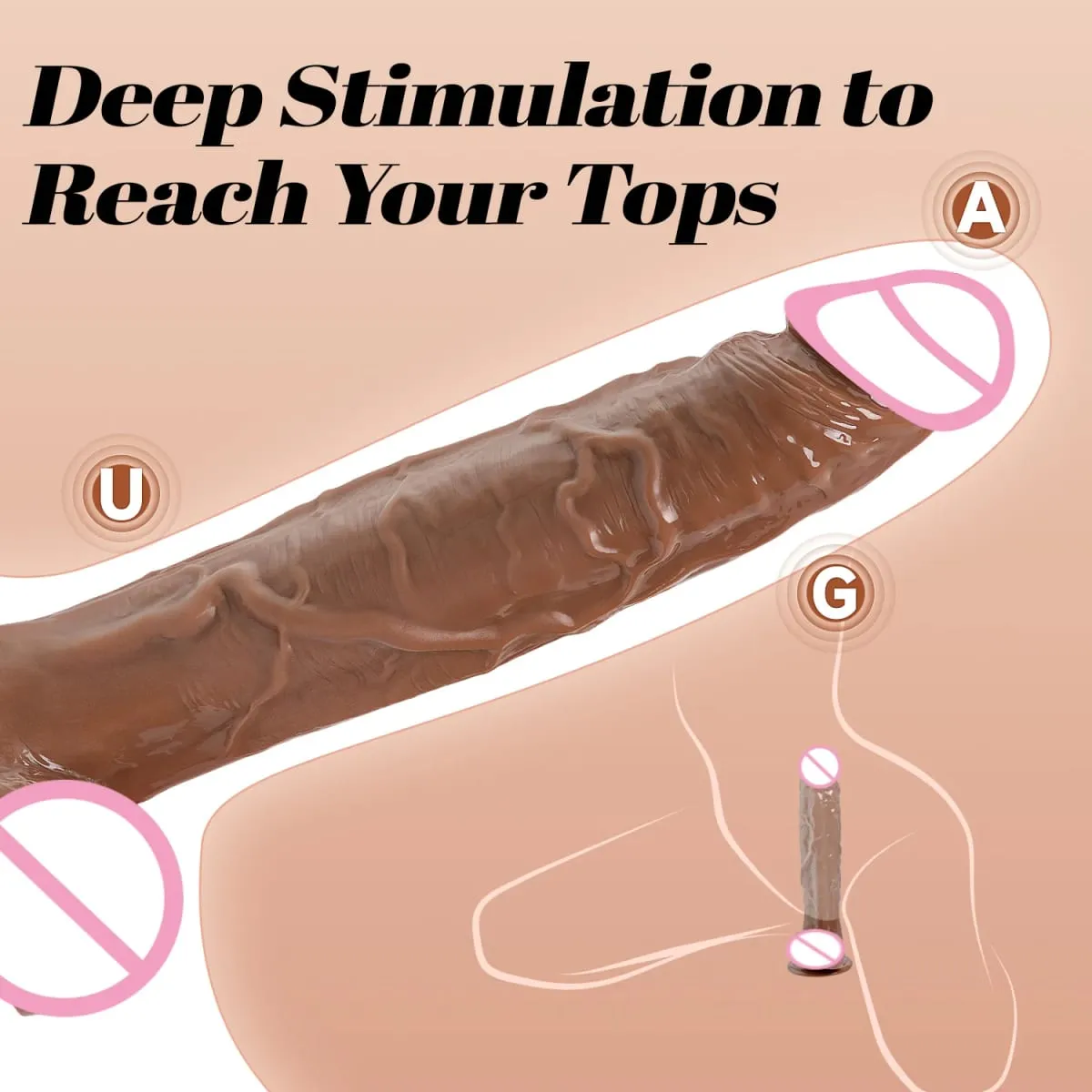Realistic Dildo with Suction Cup Penetration Anal G-Spot Masturbator Penis Adult Sex Toys Huge Dildos for Women Rubber Cock Gode