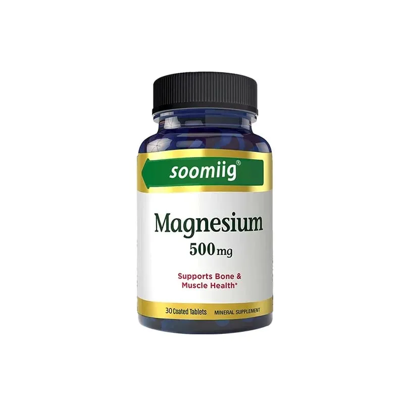 Soomiig Magnesium Oxide 500 Mg מפעיל את הפעילות של אנזימים מרובים ומקדם בריאות העצם