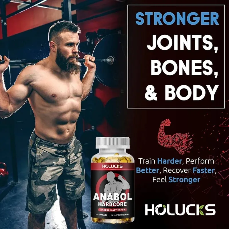 Anabol Hardcore Anabolic Activator Capsules Support Muscle Building Strength Gains & Fat Shredding for Athletes — image 5