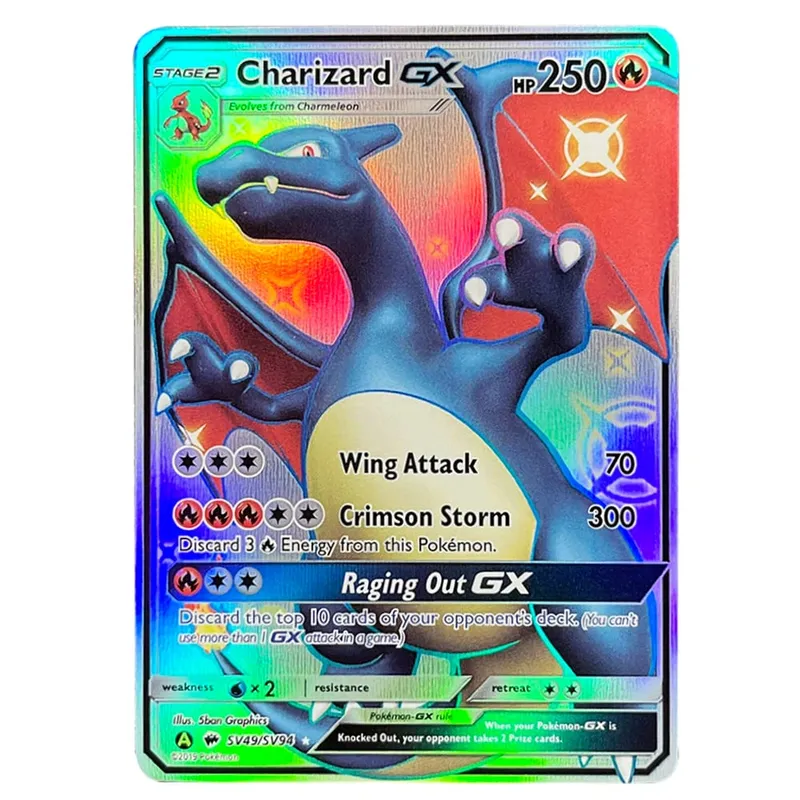 כרטיסי PKM הולוגרפי Charizard Ex GX Rainbow Blastoise VMAX Darkrai VSTAR תחביבים אוסף נדיר כרטיסי קרב צעצועים מתנות