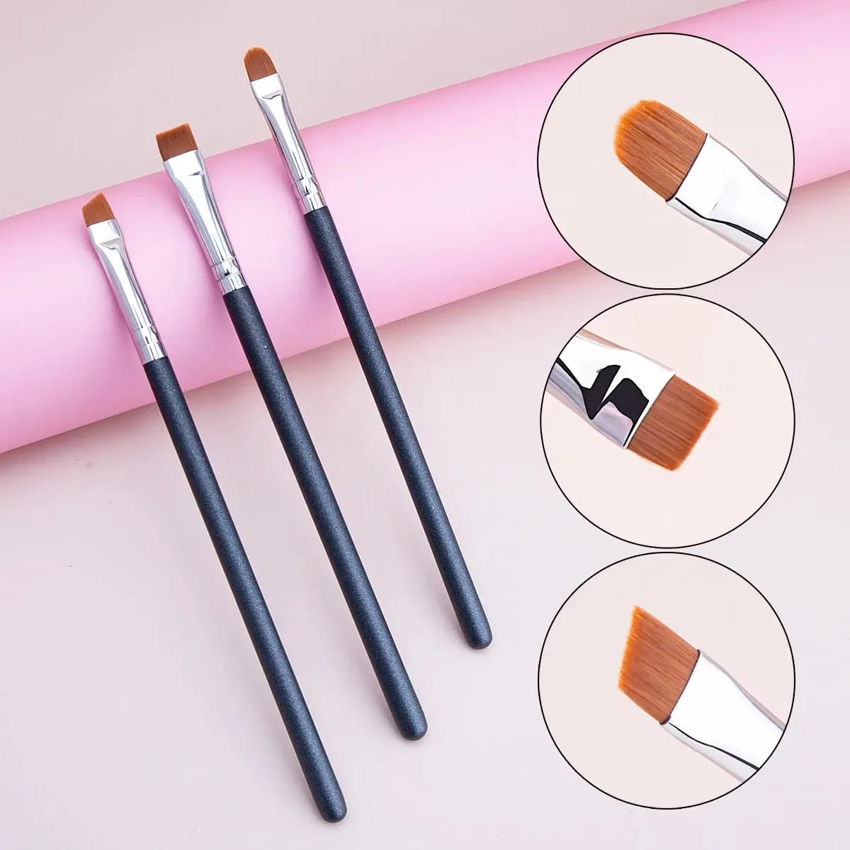 Oblate The Line Brush Εξαιρετικά λεπτή γραμμή χειλιών Concealer φρυδιών Βούρτσες Detail Concealer Εργαλείο μακιγιάζ Lip Brow Contour The Line Brush — image 5
