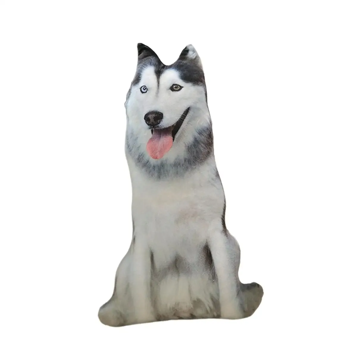 3D Dog Throw Pillow Μαξιλάρι για ριχτάρι ζώων για καναπέ-κρεβάτι γραφείο