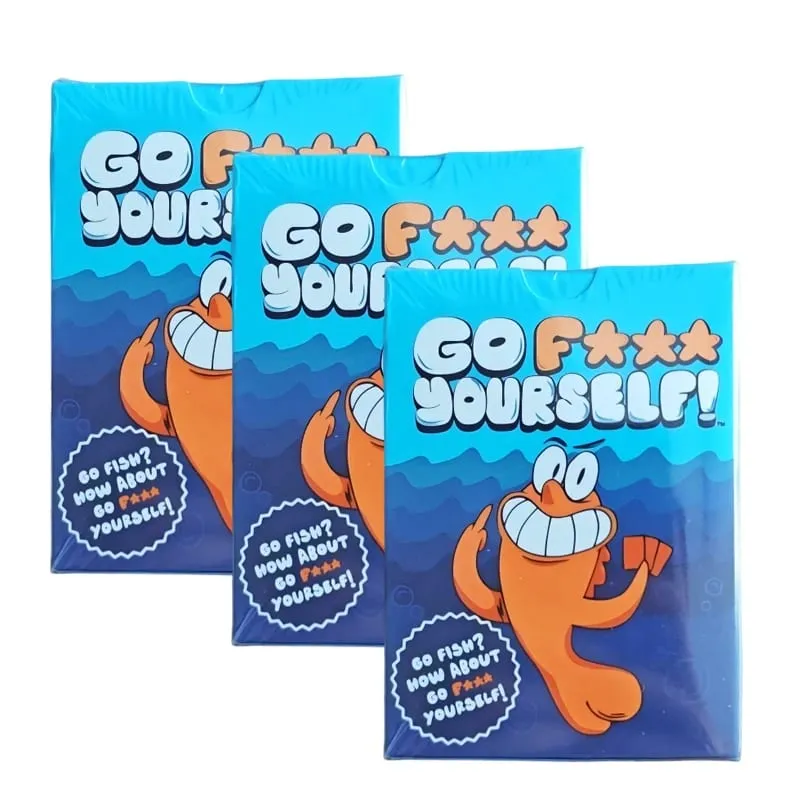 Go Fish Card Game Yourself Fun Gag Δώρο Ξεκαρδιστικά επιτραπέζια παιχνίδια με A Twist Night Οικογενειακό παιχνίδι πάρτι αλληλεπίδρασης για 2+ παίκτες — image 9