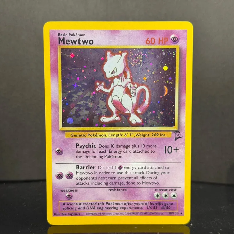 Pocket 2000 Base Set 2 OG Nostalgia Συλλεκτικό Hitmonchan Scyther Clefable Pidgeot Mewtwo Traditional Holo Proxy — image 15