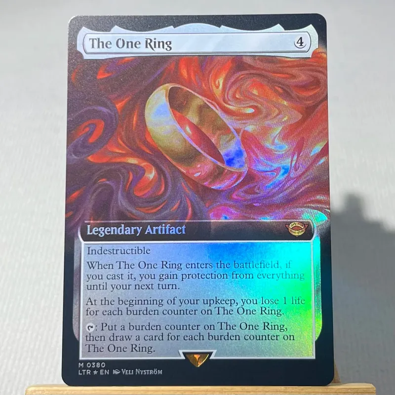 TCG Proxy Cards Deck Borad Games הולוגרמה בודדת לוטוס שחור Power9 Dual Landes The One Ring — image 11