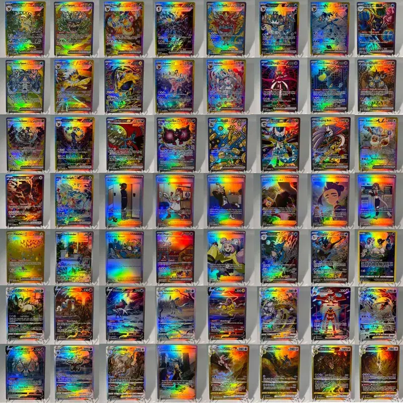 Prismatic Evolutions PKM Cards PTCG5-A GX Rainbow Umbreon Sylveon Leafeon ex Rare Collection Battle Toys Δώρα για χόμπι