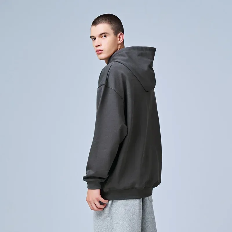 Mens Y2K Spider Print Hooded Streetwear Retro Clothing Loose Hip Hop Quirky Punk Sweatshirt Fashion Couple Sports Sweater