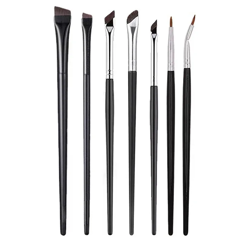 ●Brow Contour Trang Điểm Cọ Kẻ Lông Mày Bút Kẻ Mắt Chuyên Nghiệp Viền Góc Siêu Mỏng Cọ Trang Điểm Mắt Dụng Cụ Trang Điểm