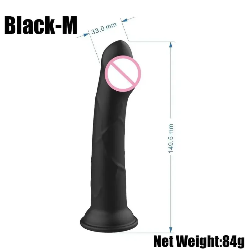 Ρεαλιστικό μικρό ζελέ σιλικόνης Dildo για γυναίκες με βεντούζα Strapon συμβατό με πρωκτικό βύσμα Παιχνίδι σεξ για ενήλικες για γυναίκες