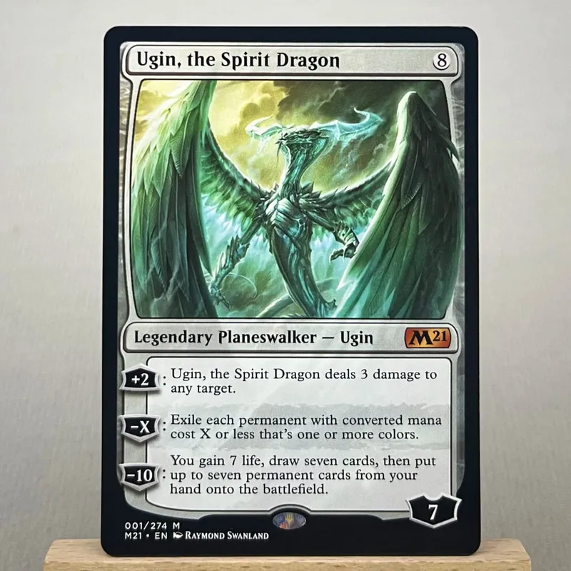 CC1 C19 MH1 FAR M21 HOLO12-Ⅰ02 TCG Proxy Cards Sylvan Library Ugin the Spirit Dragon Force of Negation Elesh Norn
