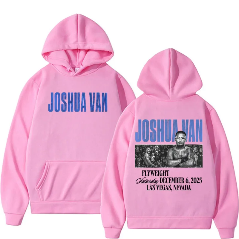 Joshua Van The Fearless Fan Geschenke Hoodies Herrenbekleidung Gewalt Ästhetisches Sweatshirt Lässiger Bodywarmer Fleece Hoodie Pullover