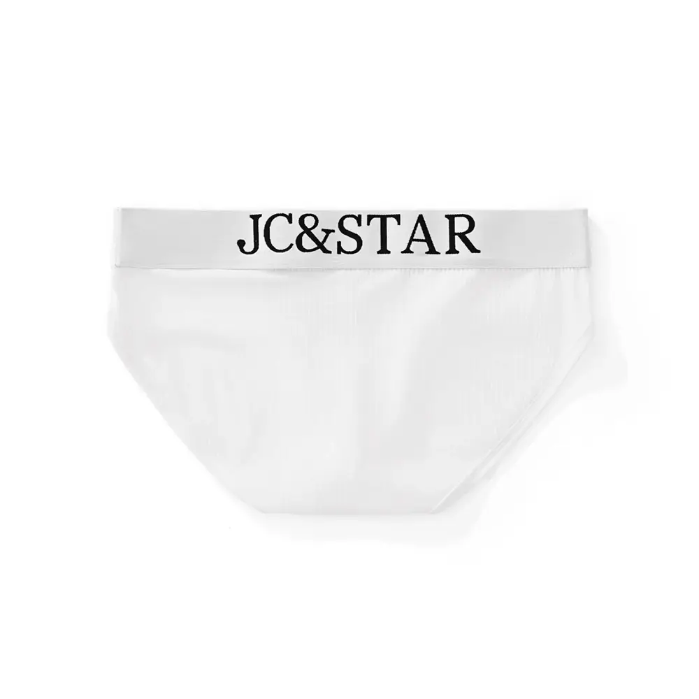 Athletic High Cut Design Sexy Man's Underwear Briefs Underpants Ribbed Cotton Sports Comfort Men Bikini Slip Men's Tanga Briefs
