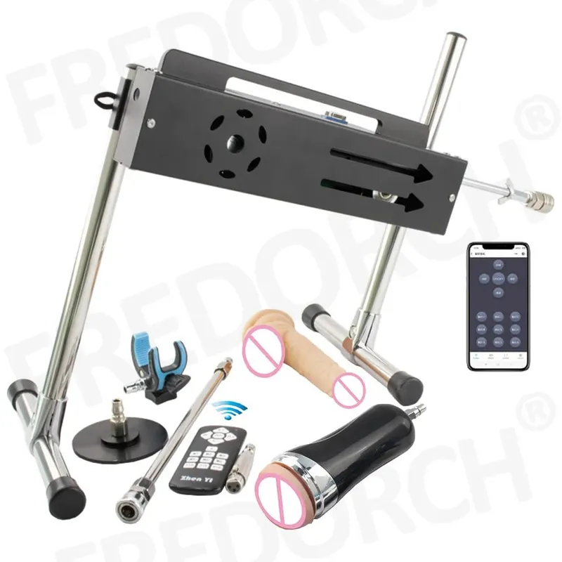 Νέα εφαρμογή Sex Machine & Wired & Wireless Control Turbo Gear Powerful Machine Love with Dildo for Adults Masturbation