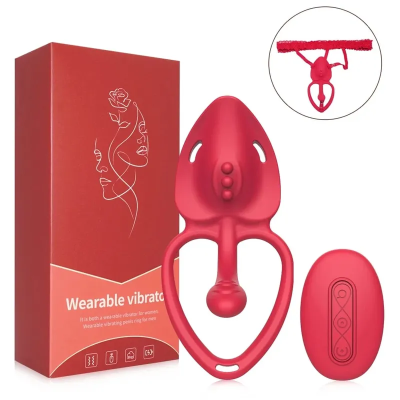 Wearable Panty Vibrator Female 10 Mode Wireless Control Vibrators G-Spot Penis Ring Clitoral Stimulator Couple Adult Sex Toy