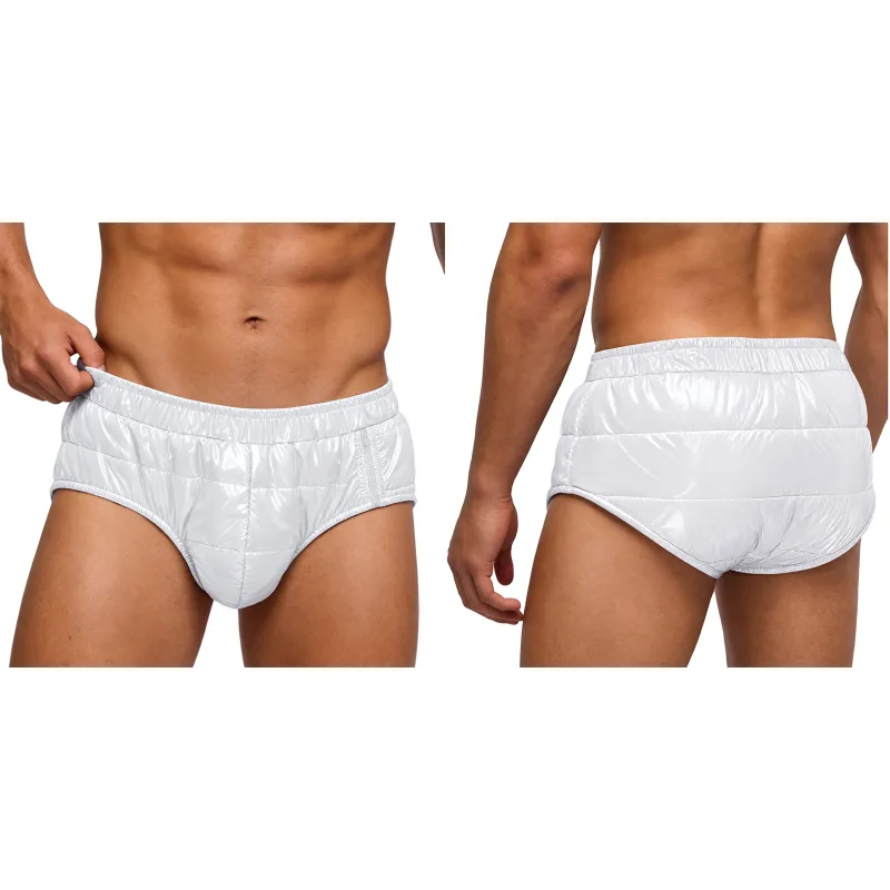 Men Special Needs Adaptive Underwear Warm Padded Briefs Leak-proof Washable Diaper Cover for Elderly Alzheimer Bedridden Patient