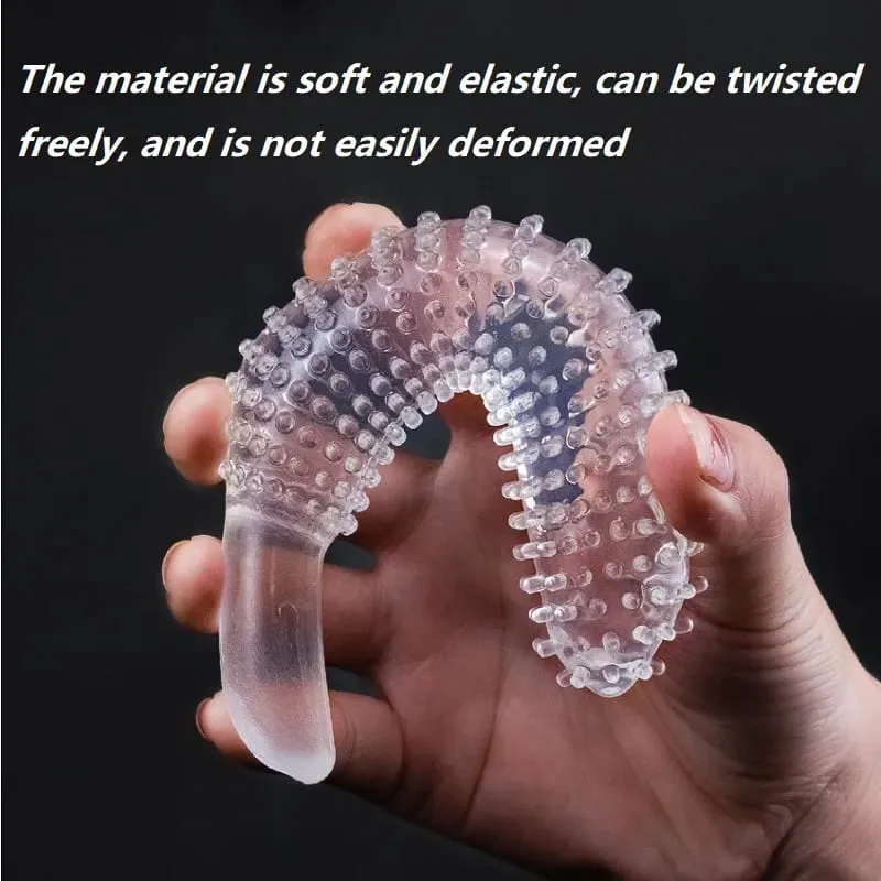 Fairy Stick Malaking Granule mace Malambot na malinaw na Penis Anal Plug Butt Plug Sex Toys Para sa Lalaki Babae Mag-asawa Vaginal At Anal Stimulation — image 4