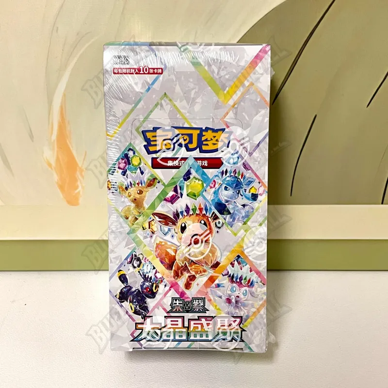 Γνήσιο pokemon Scarlet Violet Gem Pack Vol6 Thin Box TCG Συλλεκτικές κάρτες συναλλαγών μάχης Απλοποιημένη κινεζική έκδοση δώρο παιχνιδιών
