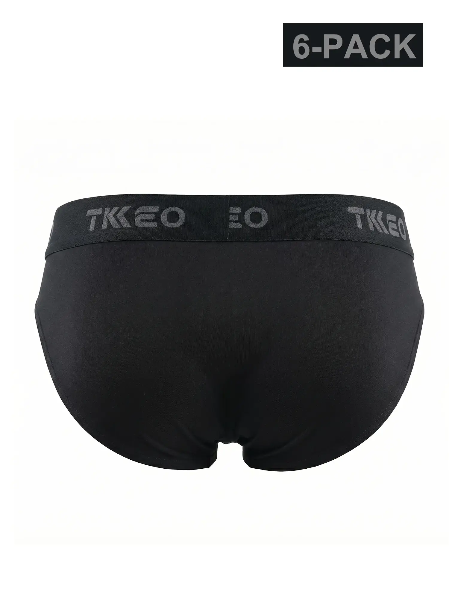 6-piece set of men's fashion underwear, high-quality briefs, breathable, soft and comfortable, moisture-wicking, quick-drying, large quantity pack — image 3