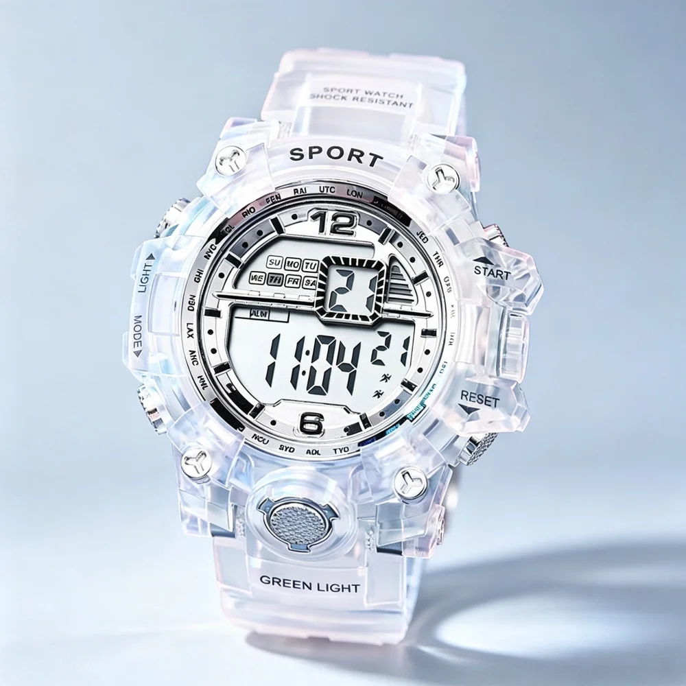 Waterproof Men Sport Watch Men's LED Digital Watches Luminous For Man Student Date Army Military Clock Relogio Masculino — image 1