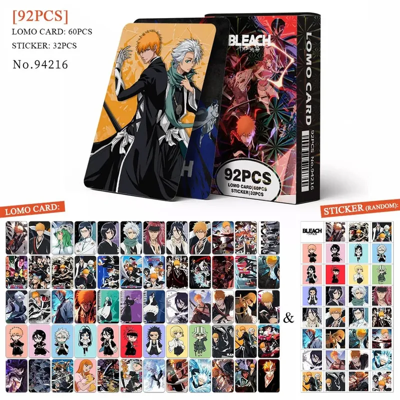מתקפת אנימה על טיטאן Lomo Card גלויה צעצוע Haikyuu רוקח יומני הונקאאי כוכבי אוסף כרטיסים עם מדבקות מתנה — image 19