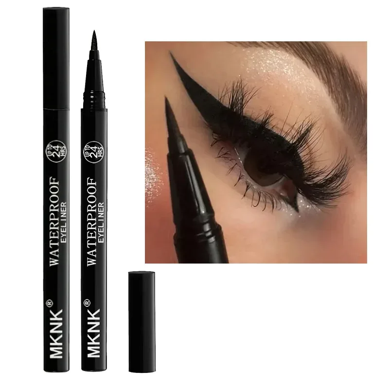 Κοινό eyeliner για άνδρες και γυναίκες Αδιάβροχο Μαύρο μολύβι ματιών μακράς διαρκείας και γρήγορο στέγνωμα Ανδρικό eyeliner καλλυντικά μακιγιάζ ματιών