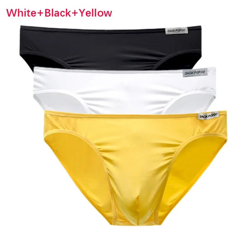 3PCS/Lot Men's Underwear Modal High Quality Soft Briefs Breathable Comfortable Youth Underpants Male Sexy U Bulge Pouch Panties